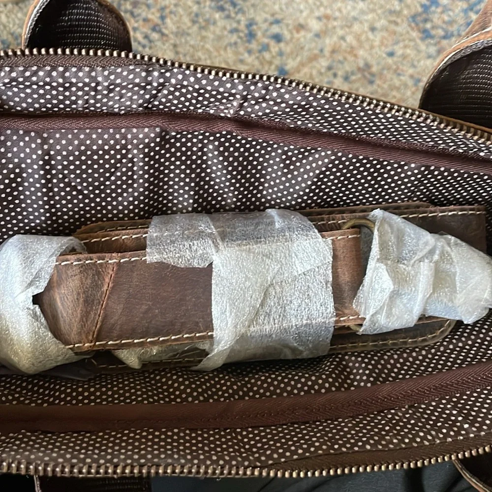 Leather Village Brown Leather Men's Bag